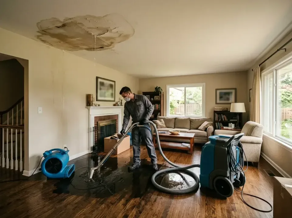 attic-pipe-burst-ceiling-drip-008 — frequently asked questions, Water Damage Restoration & Carpet Care in Mount Vernon, IA